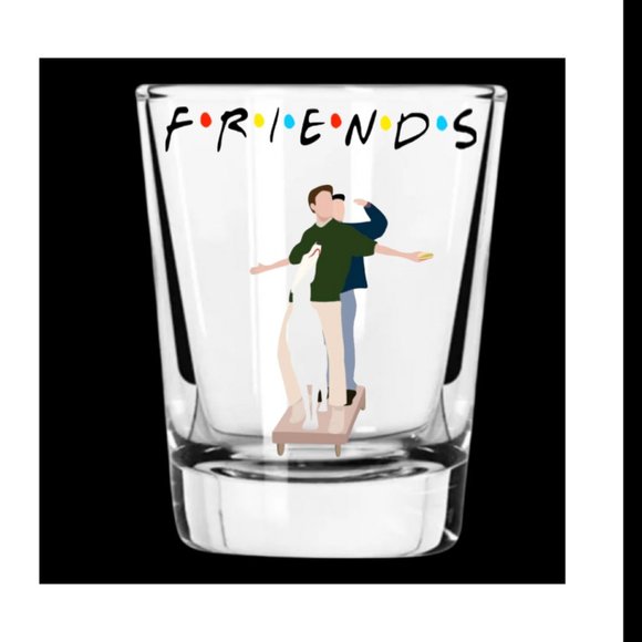 TV FRIENDS Shot Glass/Gift Box set of 6! - Picture 6 of 12